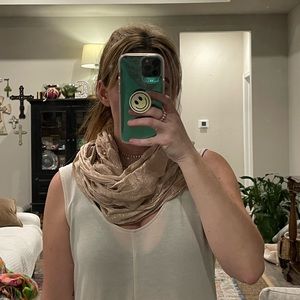 gold infinity scarf